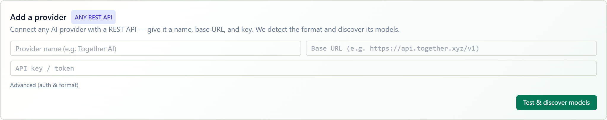 Custom REST Providers preview